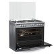 Thermogatz TGS 7301 IX . 04.401.095 Κουζίνα Ηλεκτρική 95lt με Εστίες Αερίου 90cm